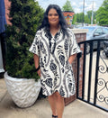 Tropical Curvy Dress