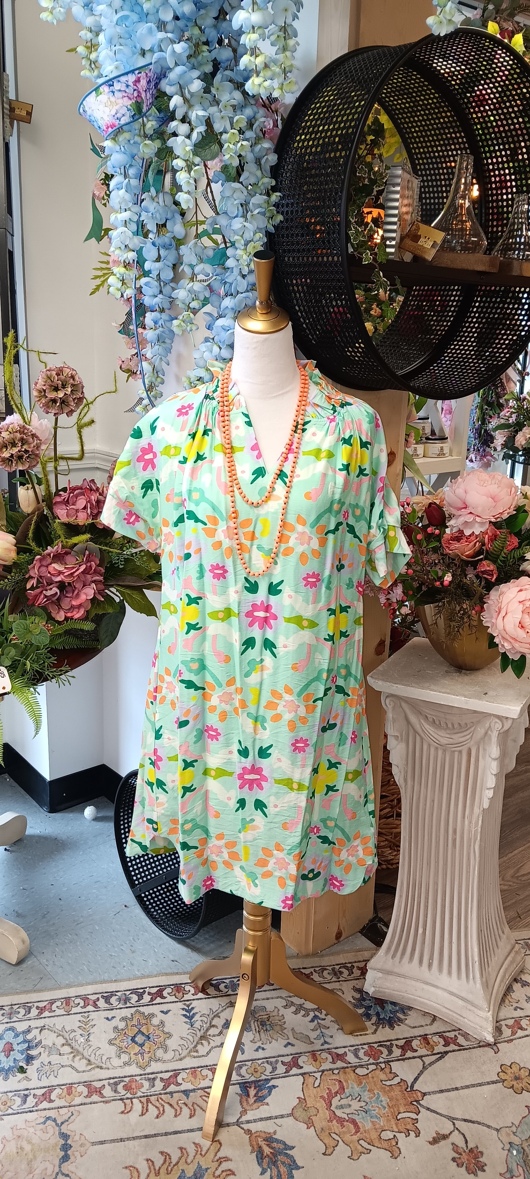 Floral Mint dress