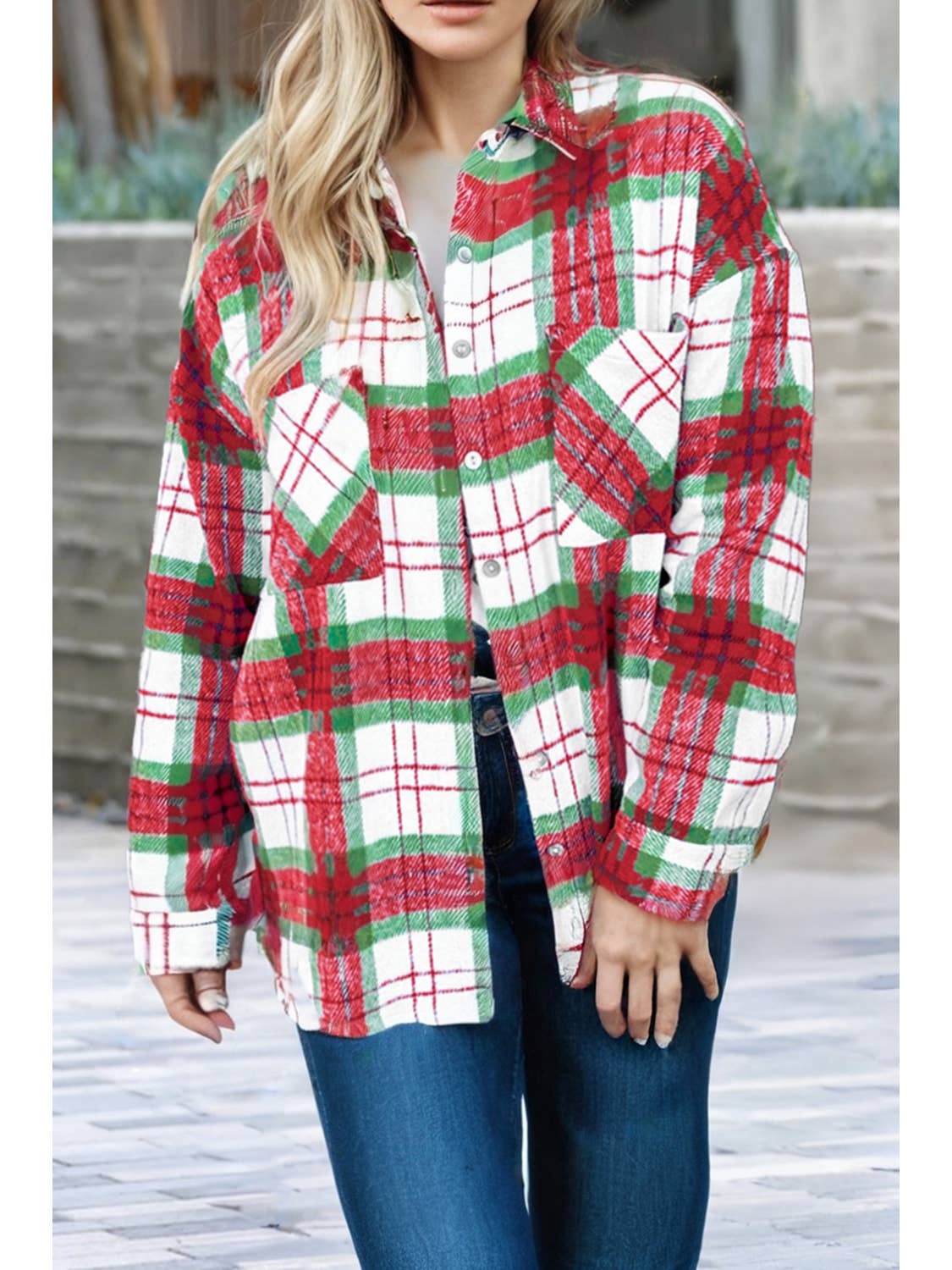 Christmas Flannel top