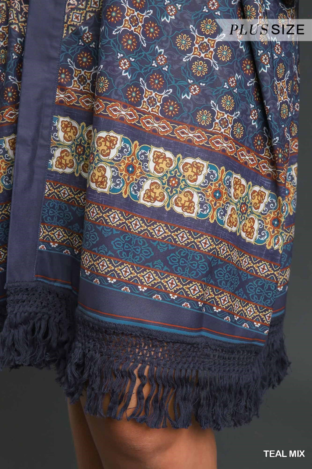 Plus size Boho Kimono