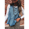 Denim top