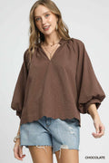 Brown blouse