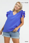 Curvy Royal Caribbean top