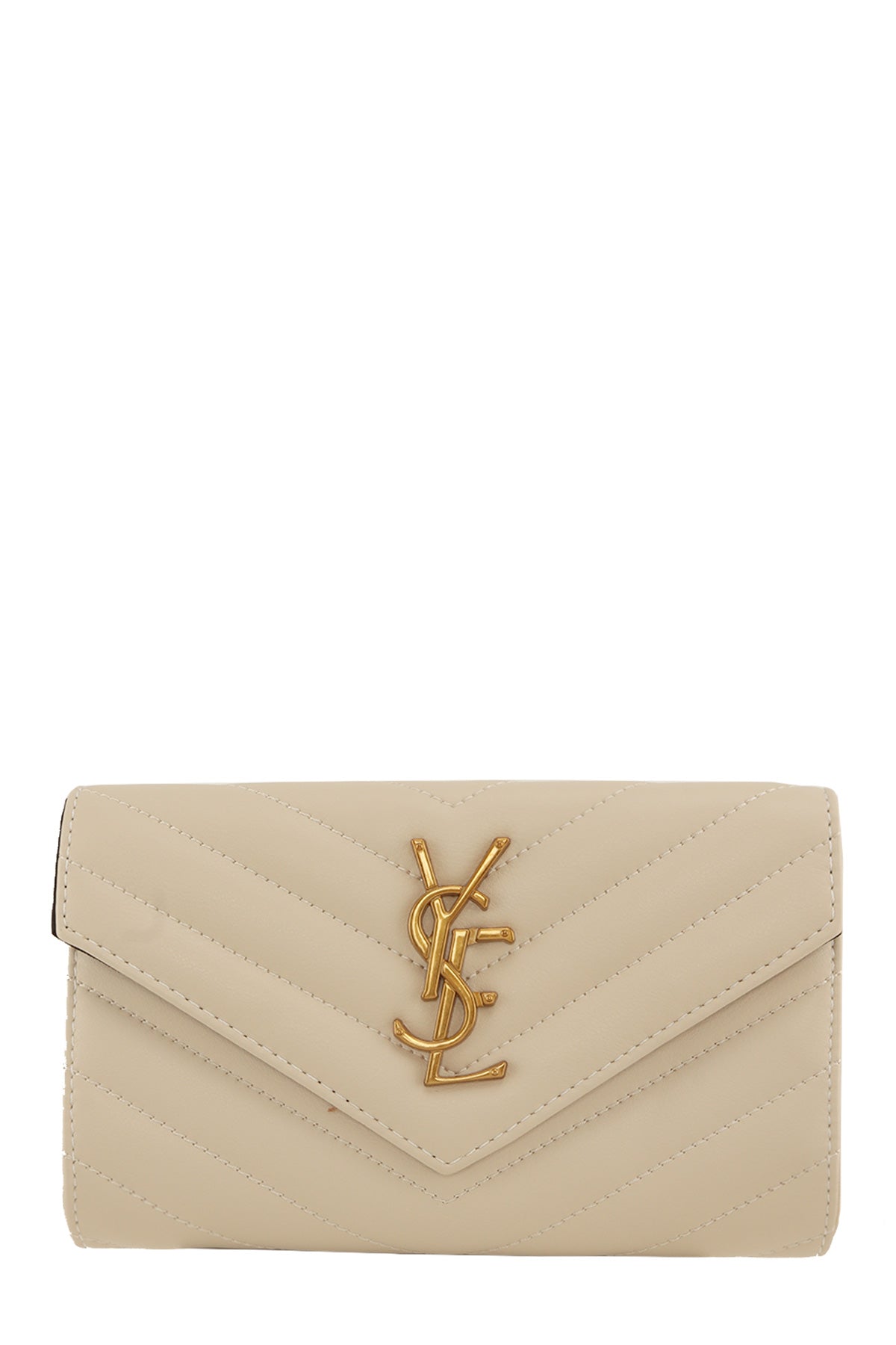 Chevron Quilted YSL Handbag