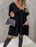 Black Knitted sweater Top
