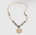 Boho beaded necklace