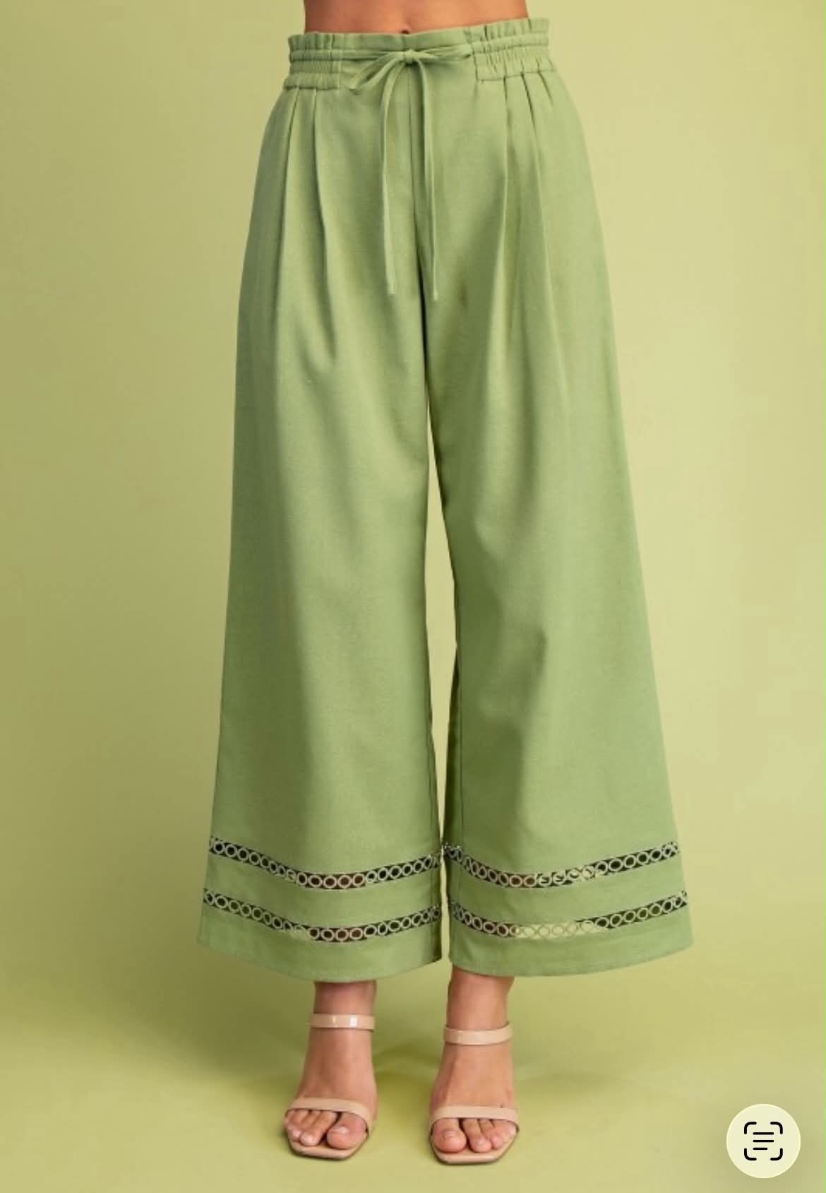 Sage green pants