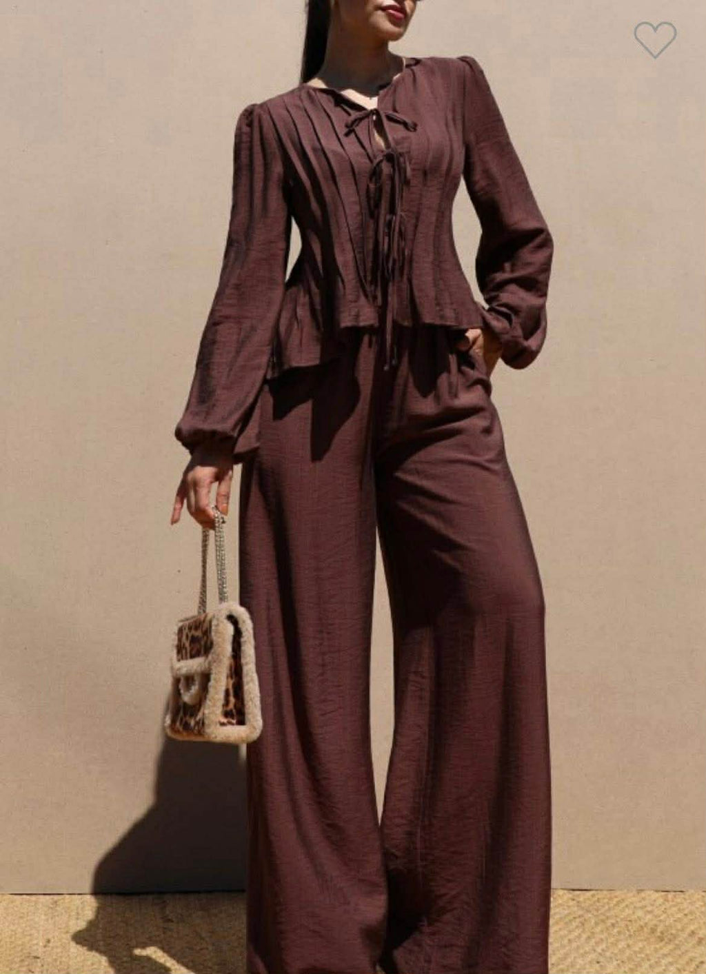 2 PC brown set