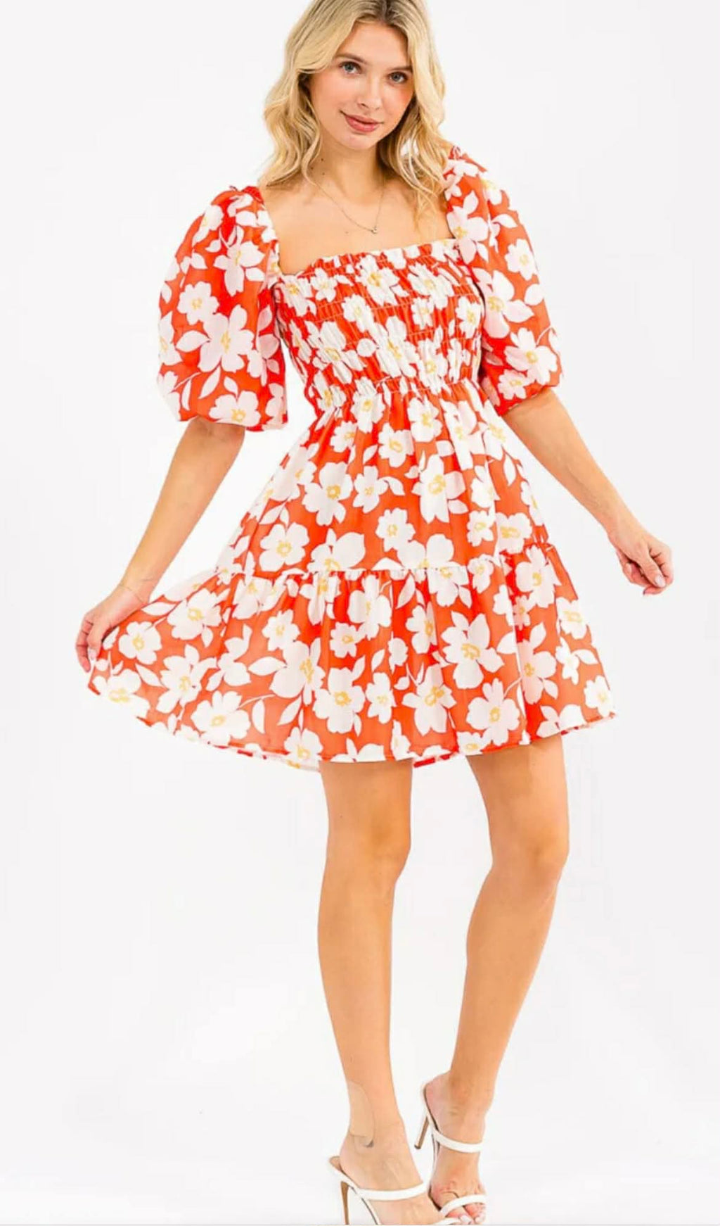 Floral midi dress
