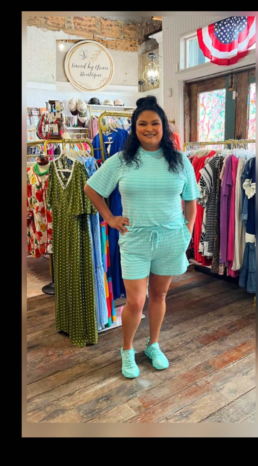 Mint Blue summer set