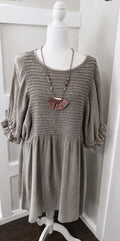 Sage boho dress
