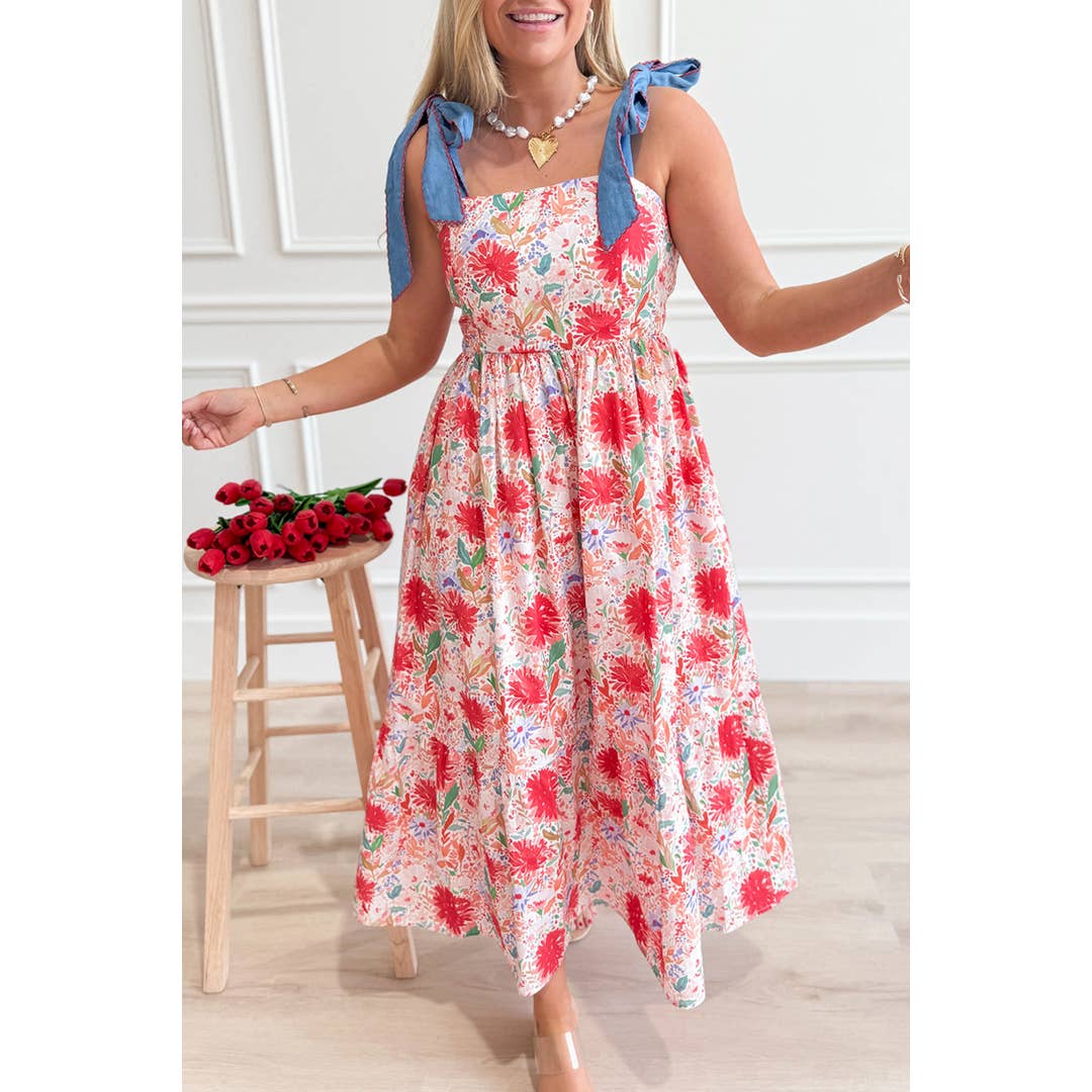 Floral maxi dress