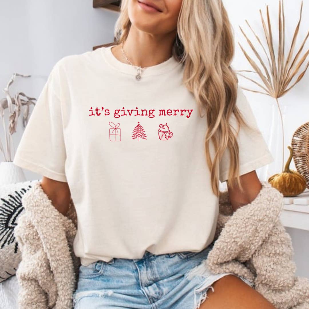 Its's giving Merry Tshirt