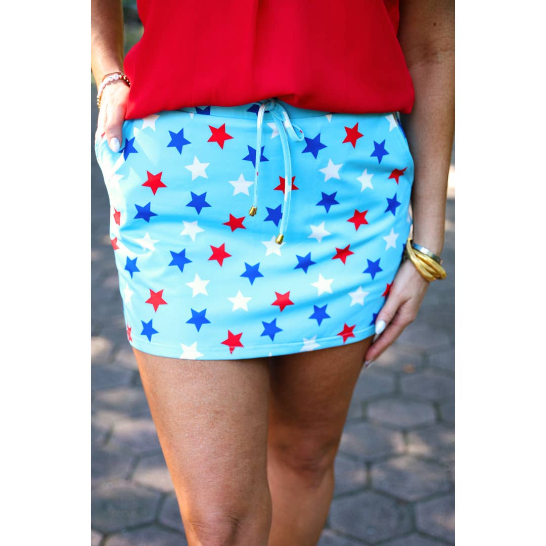 Blue stars Skort