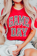 Red Game Day T-shirt