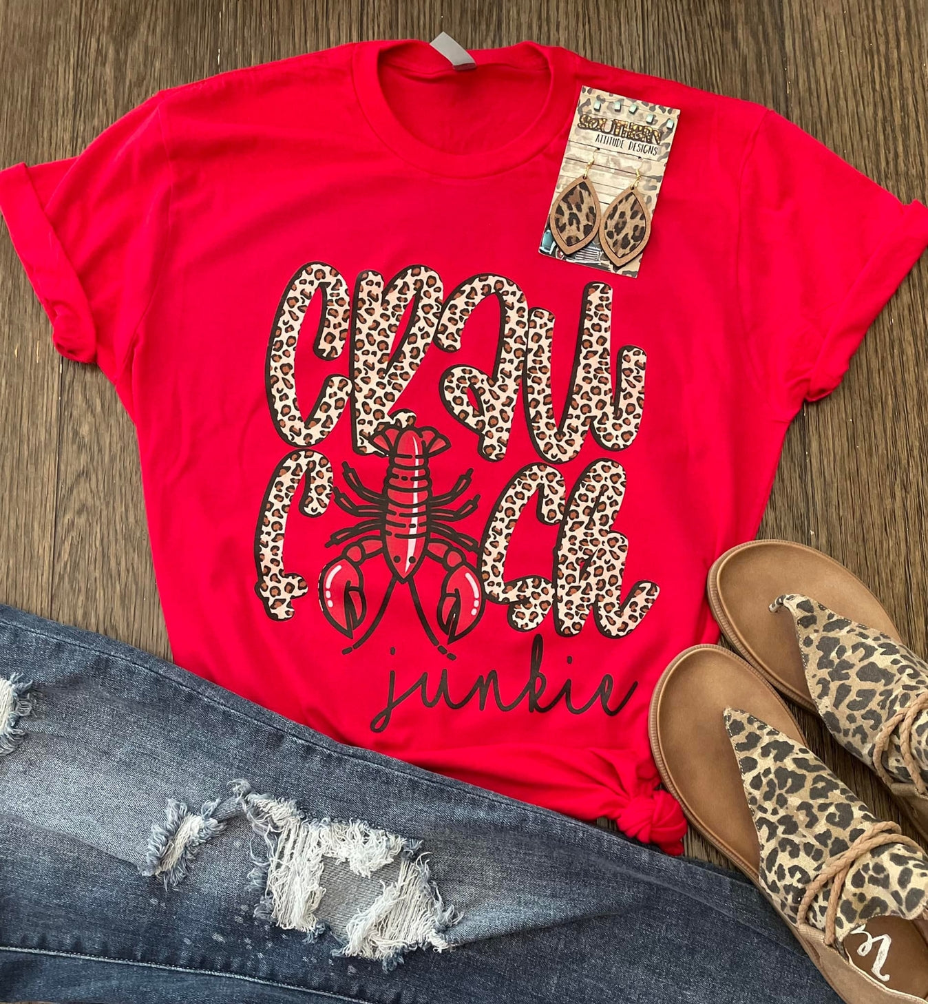 Crawfish Junkie  Tee