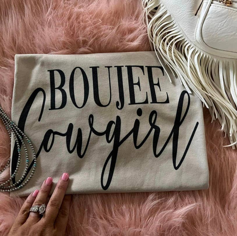 Boujee cowgirl tee