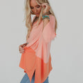 Peach Boho Top